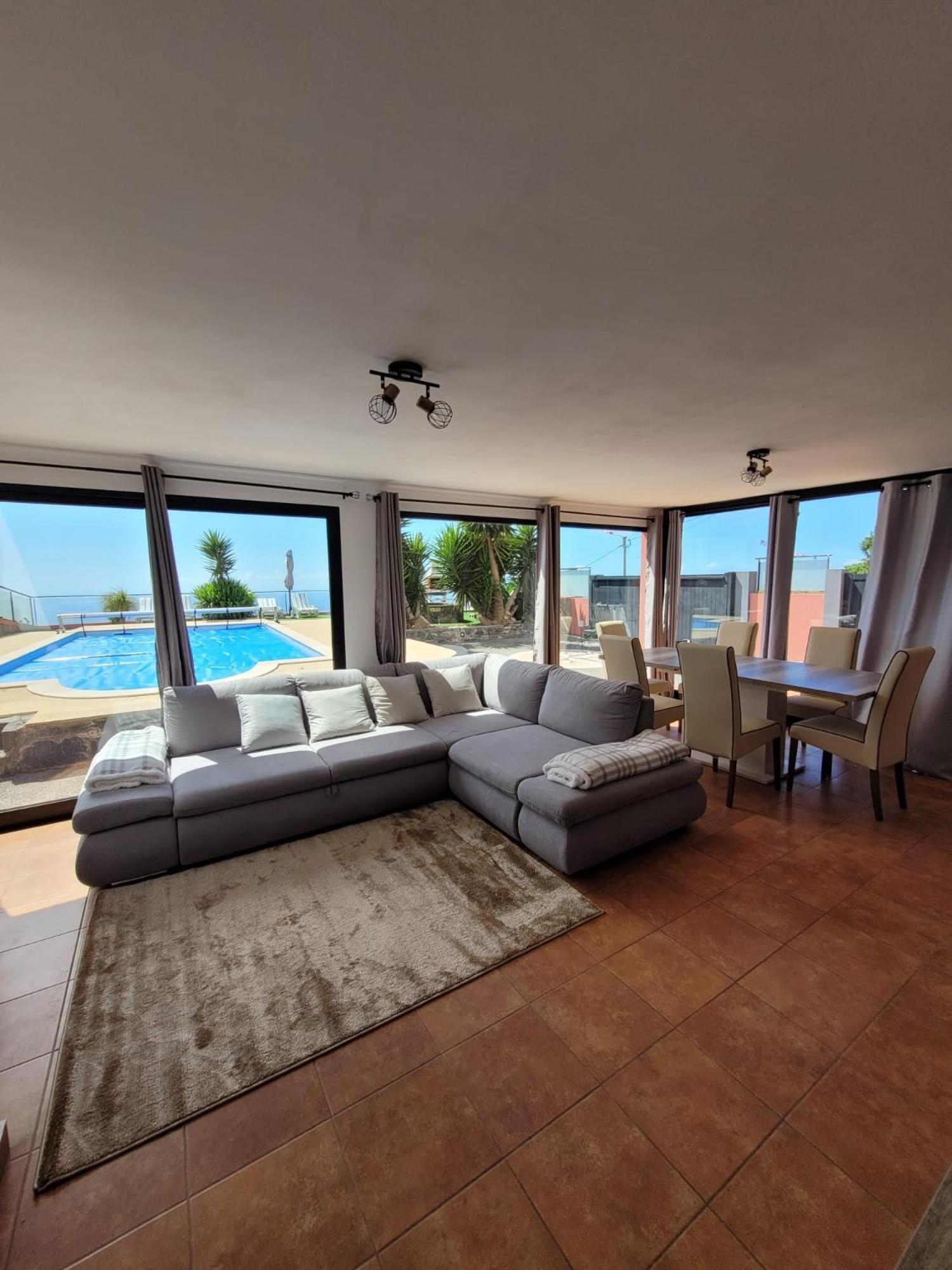 Sunset Paradise Villa With Heated Pool Calheta  Extérieur photo